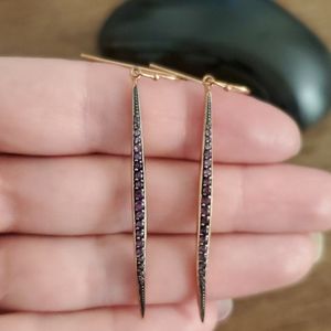 Sterling Silver Rose Gold plated earrings